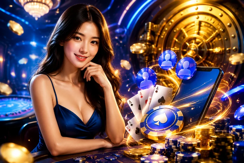 Hình ảnh minh họa tín hiệu hành vi trong poker như tốc độ đặt cược và cách xếp