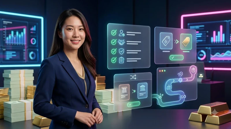 Minh họa checklist kiểm tra kèo 2in1 trên giao diện tương lai