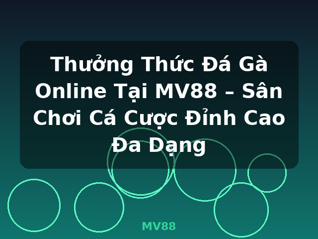 Thưởng Thức Đá Gà Online Tại MV88 – Sân Chơi Cá Cược Đỉnh Cao Đa Dạng - MV88 Thưởng Thức Đá Gà Online Tại MV88 – Sân Chơi Cá Cược Đỉnh Cao Đa Dạng - MV88